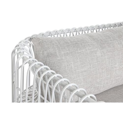 Sofa Home ESPRIT Hvid Beige Metal 180 x 66 x 66 cm