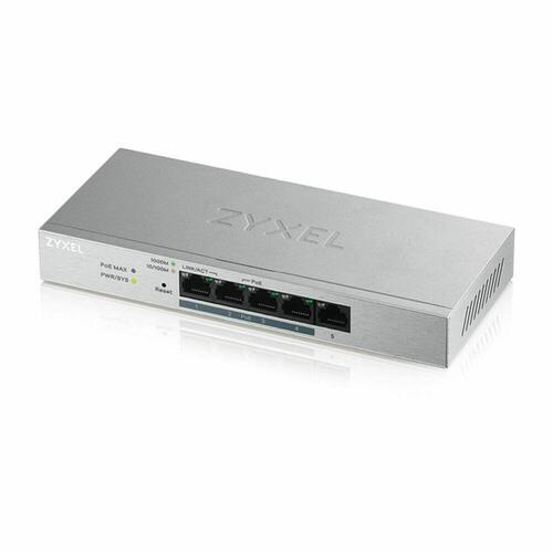 ZyXEL GS1200-5HP v2 PoE switch, 5x RJ45, grå