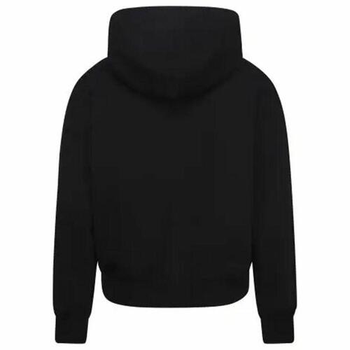 Sweatshirt med hætte til piger Jordan Icon Play Hvid Sort 12-13 år