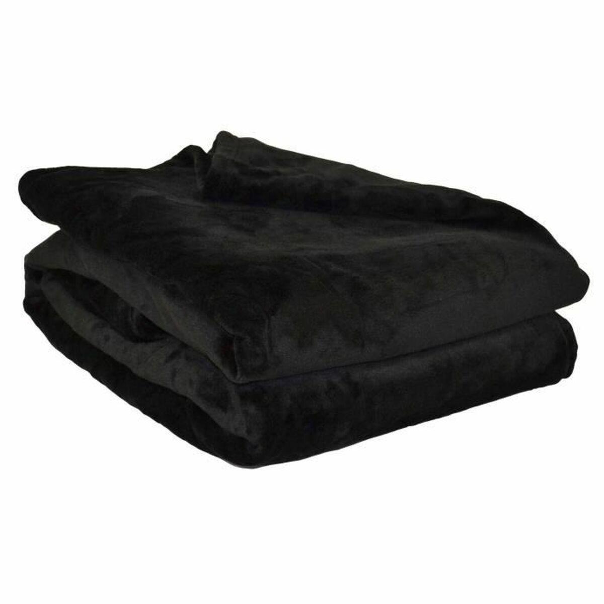 Toison D'or fleece-tæppe 130 × 170 cm - sort
