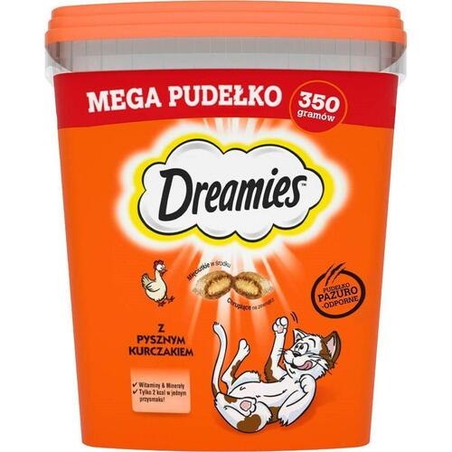 Snack for Cats Dreamies Mega Kylling Ost 350 g