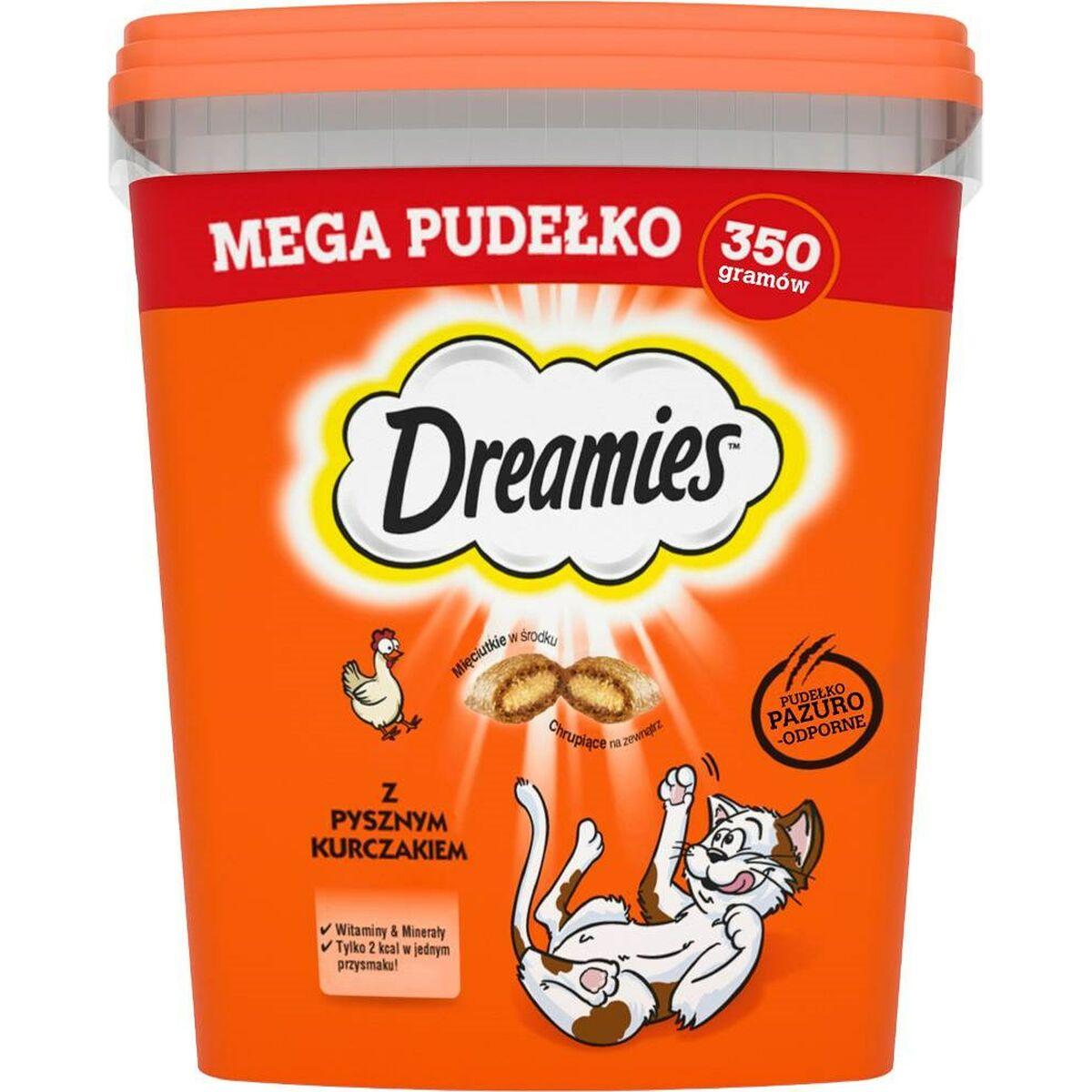 Snack for Cats Dreamies Mega Kylling Ost 350 g