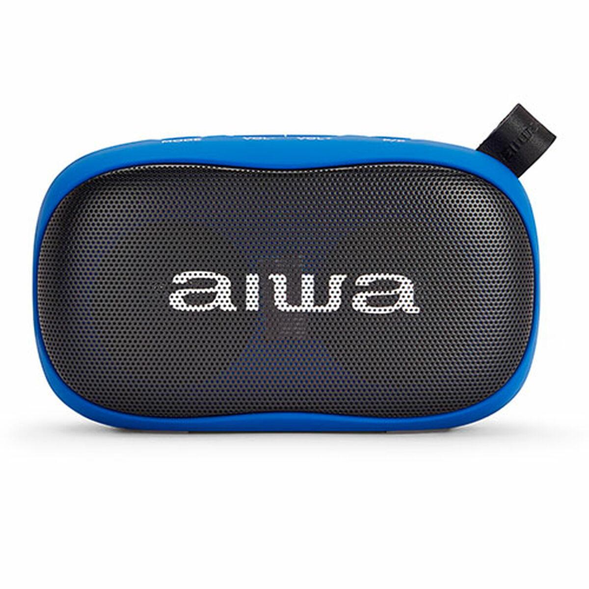 Transportable Bluetooth-højttalere Aiwa BS-110BK Sort Blå