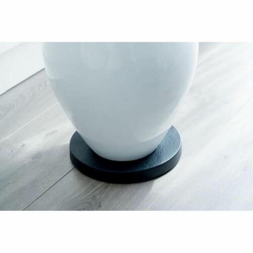 Støtte med hjul til potter Sort polypropylen (Ø 29,2 x 4 cm)