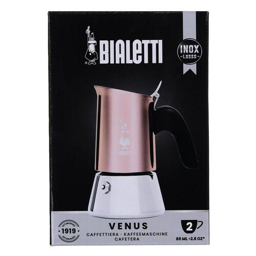Italiensk Kaffekande Bialetti New Venus 2 Skodelice Kobber Rustfrit stål 100 ml