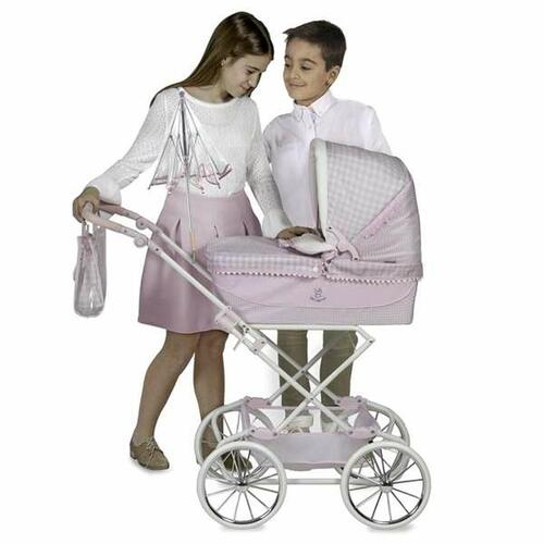 Lille Barnevogn til Dukker Decuevas Reborn Niza Foldbar Parasol 40 x 90 x 90 cm 40 x 90 x 90 cm