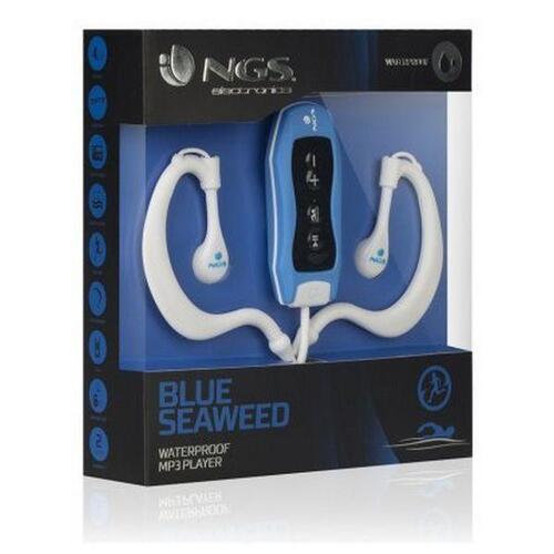 Mp3-afspiller NGS BLUESEAWEED 80 mAh 4 GB Radio FM Waterproof Blå