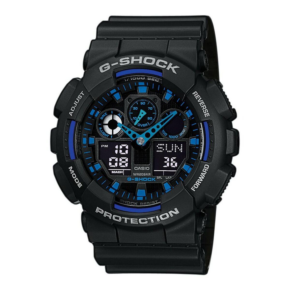 Herreur Casio G Shock Ga 100 1a2er Ø 51 Mm Sort Multifarvet