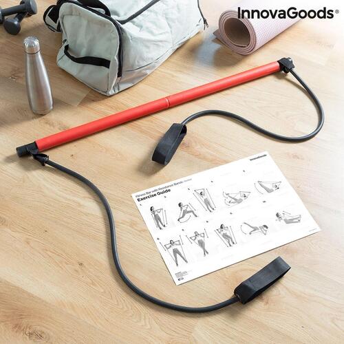 Fitness Bar med Resistance Bands og Motion Guide Resibar V0103467 Sort (OUTLET B)