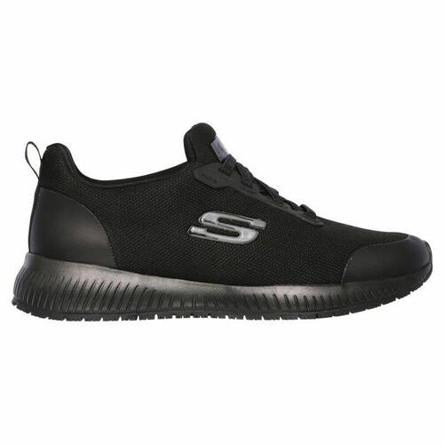Sportssneakers til damer Skechers Work: Squad SR Sort 40