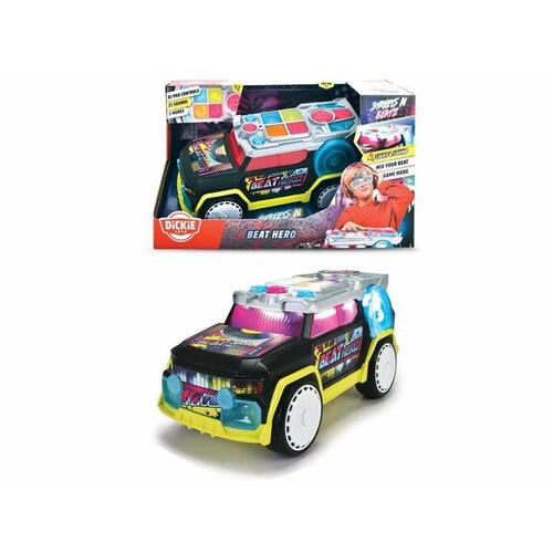 Smoby Streets' n Beatz legetøjsbil med lys og lyd - 32 cm