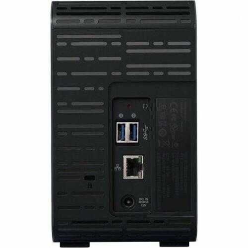 NAS-netværkslagring Western Digital My Cloud EX2 Ultra Sort Marvell ARMADA 385