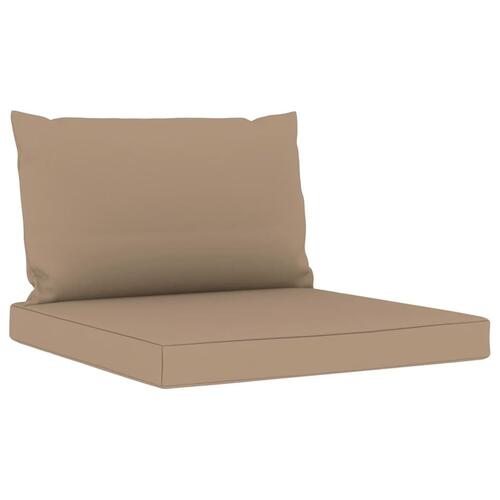 Pallehynder 2 stk. oxfordstof gråbrun (OUTLET A+)