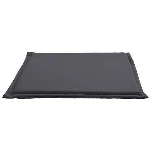 Udendørs sædehynder 4 stk. 45x45x2 cm firkantet antracitgrå