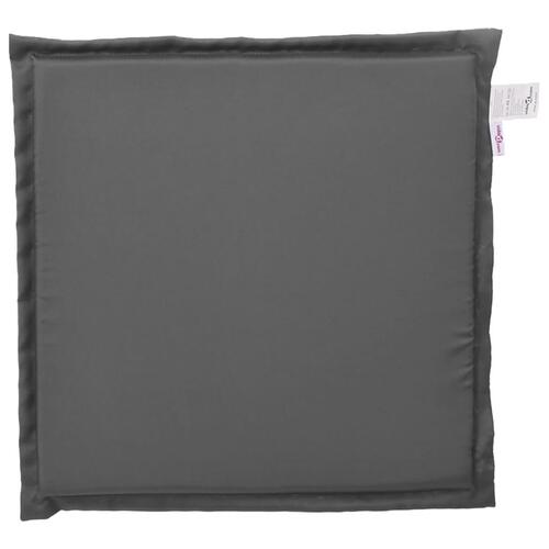 Udendørs sædehynder 4 stk. 45x45x2 cm firkantet antracitgrå