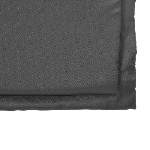 Udendørs sædehynder 4 stk. 45x45x2 cm firkantet antracitgrå