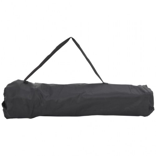 Campingstole med lommer 2 stk. foldbar grå