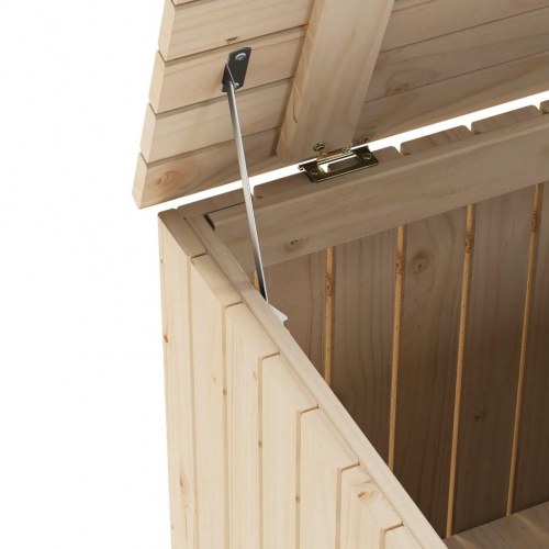 Opbevaringsboks med låg RANA 80x49x54 cm massivt fyrretræ