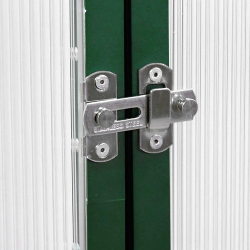 Drivhus med fundamentramme 169×58×202 cm - aluminium, grøn
