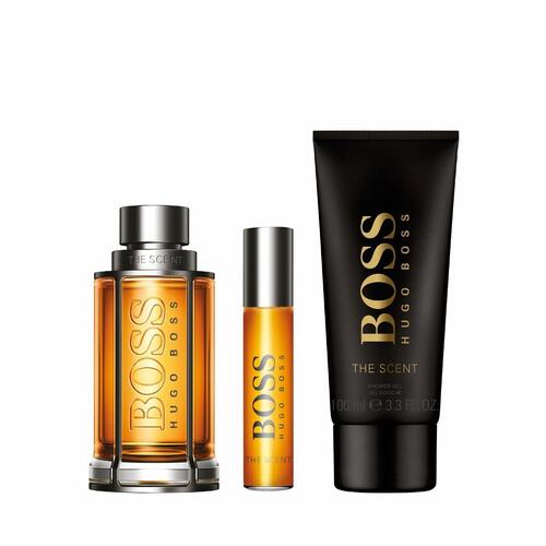 Parfume sæt til mænd Hugo Boss EDT BOSS The Scent 3 Dele