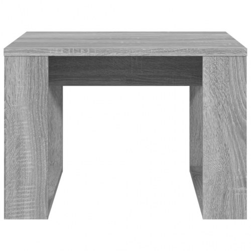 Sidebord 50×50×35 cm i konstrueret træ - grå sonoma-eg