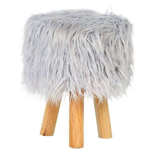 Taburet 116519 Træ (28 X 28 x 40 cm) Hvid