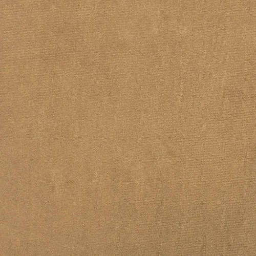 Sofastol med fodskammel i velour - 60 cm, brun