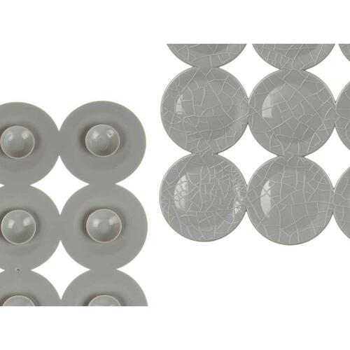 Skridsikker måtte til Brusebad Grå PVC 68 x 36 x 1 cm (6 enheder)