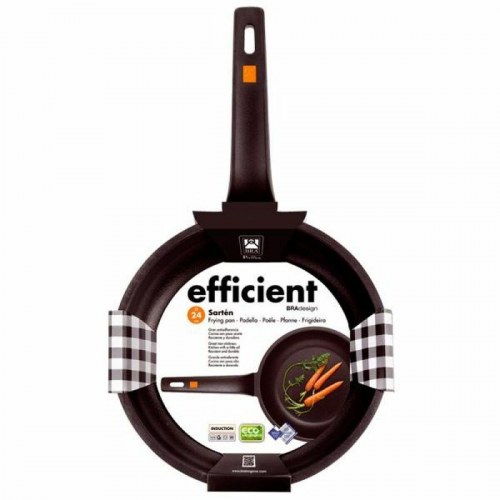 Sauterpande BRA Sartén Efficient Ø 26 cm - sort aluminium