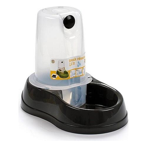 Vandbeholder Plastik (1500 ml) Gennemsigtig Antracit