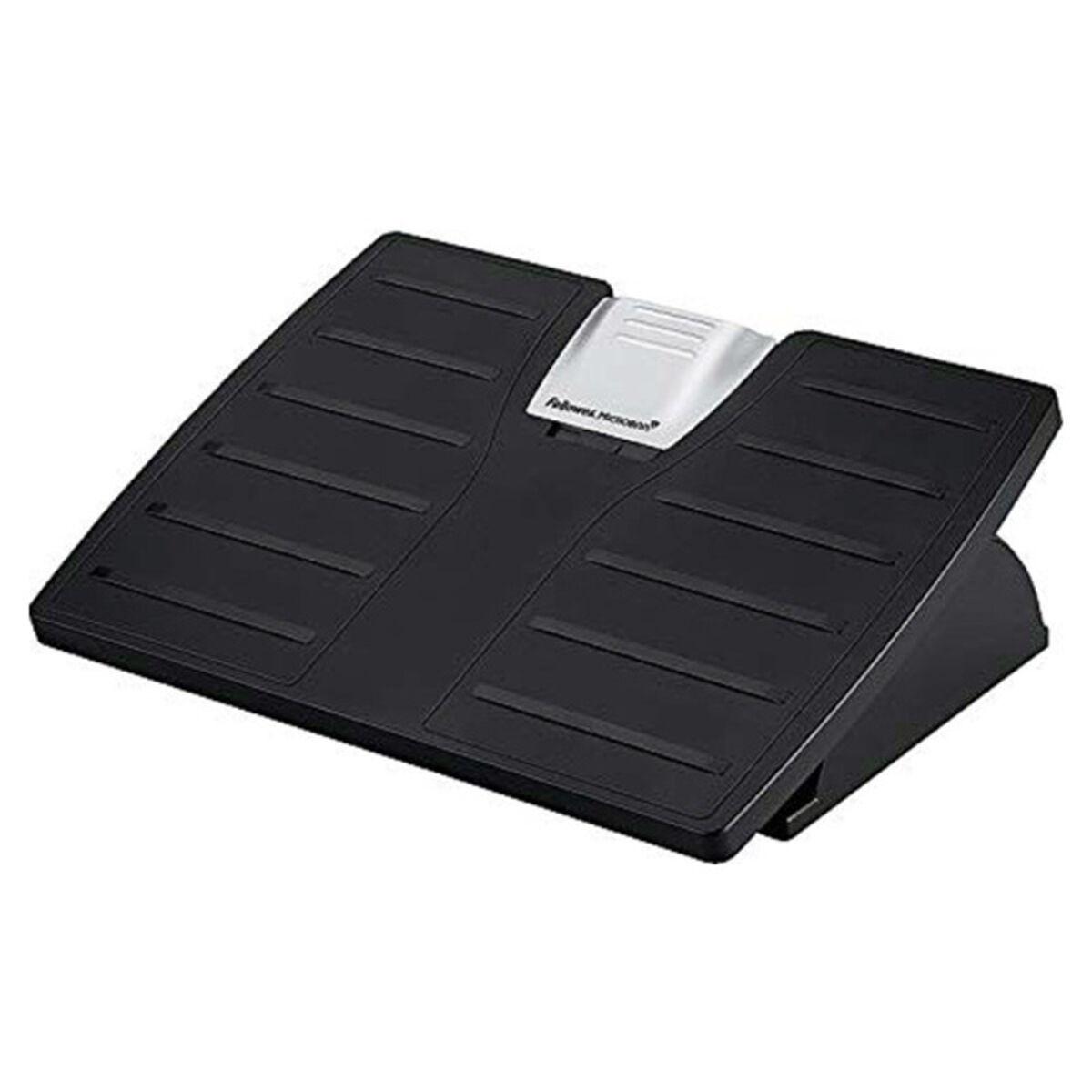 Ergonomisk fodstøtte Fellowes 8035001 Sort Sølvfarvet