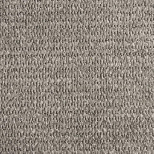 Solsejl 4 × 6 m - rektangulært HDPE 160 g/m², lysegrå