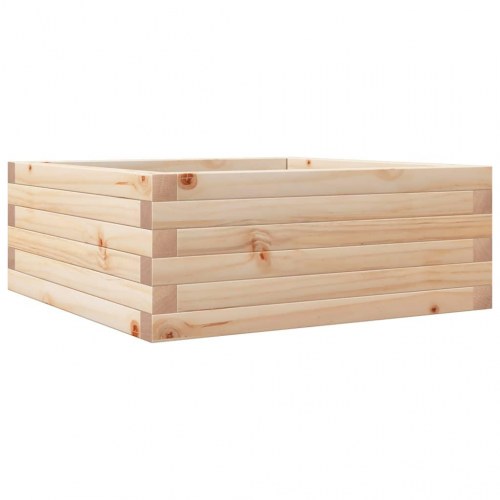 Plantekasse 60x60x23 cm massivt fyrretræ