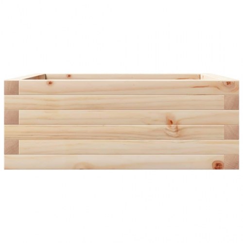 Plantekasse 60x60x23 cm massivt fyrretræ