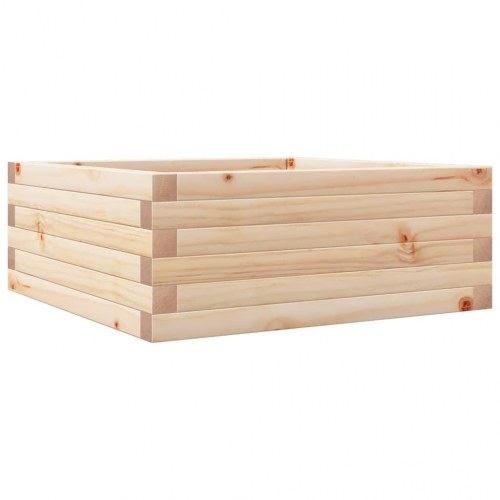 Plantekasse 60x60x23 cm massivt fyrretræ