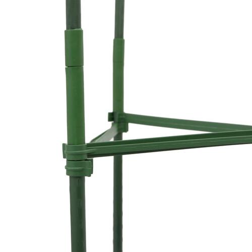 Plantestativer med planteposer 2 stk. 154 cm stål og PP