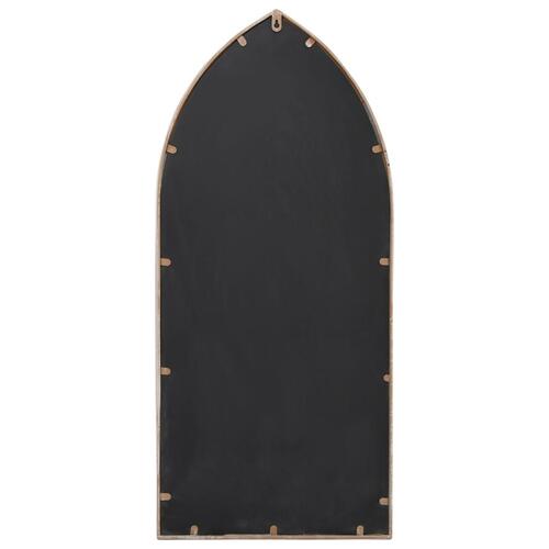 Havespejl 100x45 cm jern sandfarvet