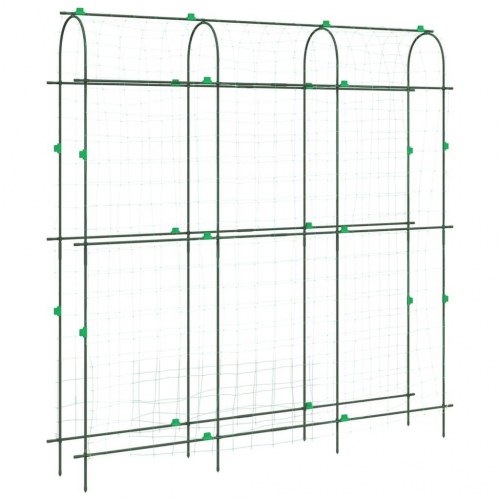 Espalier til klatreplanter 181x31x182,5 cm U-ramme stål