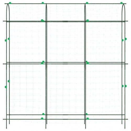Espalier til klatreplanter 181x31x182,5 cm U-ramme stål