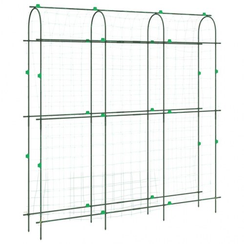 Espalier til klatreplanter 181x31x182,5 cm U-ramme stål