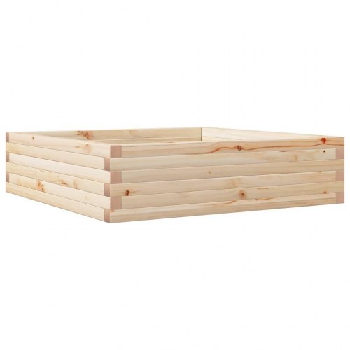 Plantekasse 90x90x23 cm massivt fyrretræ