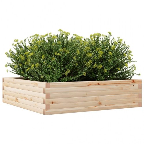 Plantekasse 90x90x23 cm massivt fyrretræ