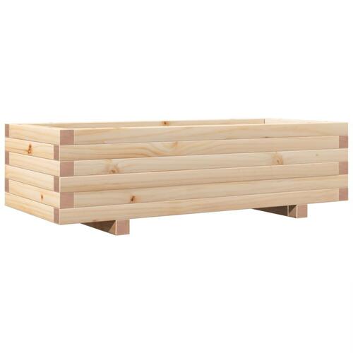 Plantekasse 90x40x26,5 cm massivt fyrretræ
