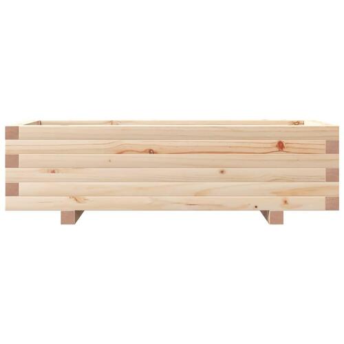 Plantekasse 90x40x26,5 cm massivt fyrretræ