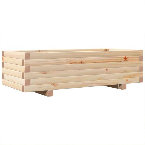 Plantekasse 90x40x26,5 cm massivt fyrretræ