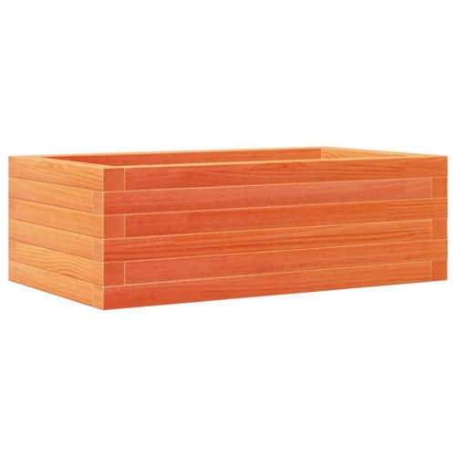 Plantekasse 70 x 40 x 23 cm i massivt fyrretræ - gyldenbrun