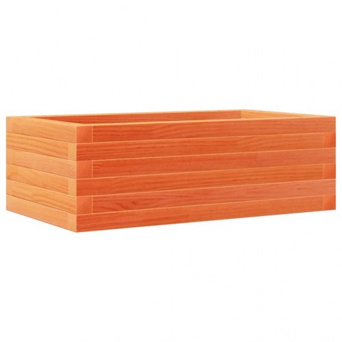 Plantekasse 70 x 40 x 23 cm i massivt fyrretræ - gyldenbrun