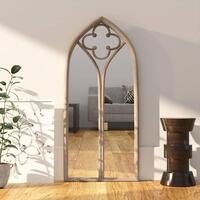 Spejl 70x30 cm jern sandfarvet