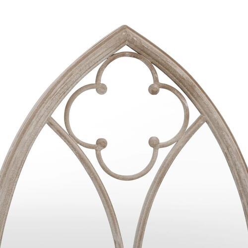 Spejl 70x30 cm jern sandfarvet