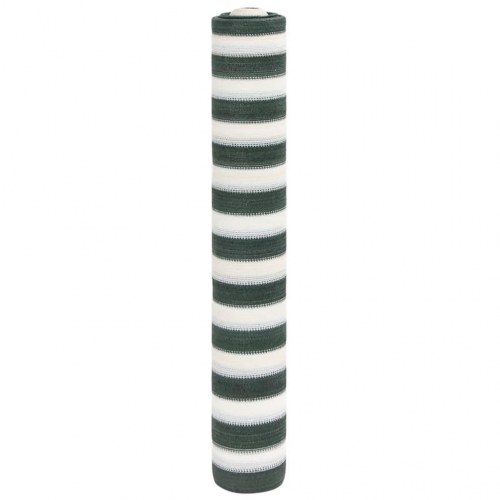 Afskærmning 1,5 × 25 m - 195 g/m² HDPE, grøn/hvid